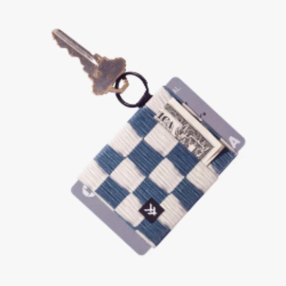 Thread Wallets - Faded Check Elastic Wallet - Picture 2 of 2
